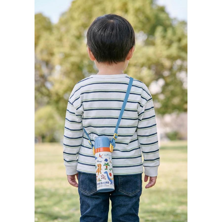 スケーター SKATER 子供用 ステンレス 水筒 2way 直飲み 470ml コップ
