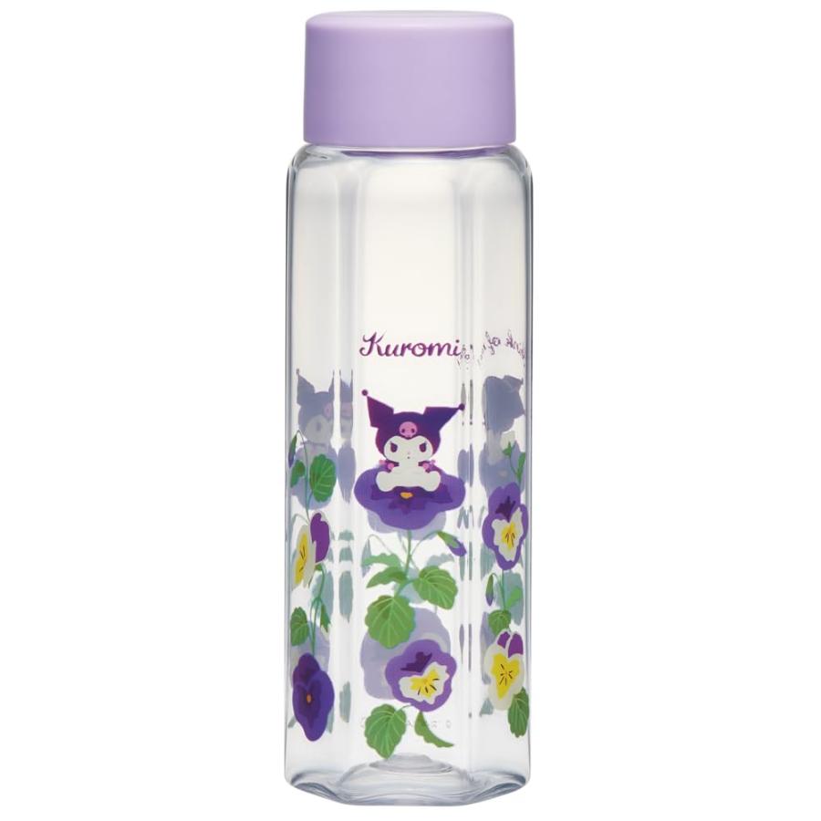 SKATER スケーター 持ちやすい 六角形 水筒 プラスチック 250ml ブロー ボトル 大人 キッズ 子供 直飲み 透明 軽量 こども クリア マイボトル サンリオ クロミ | スケーター