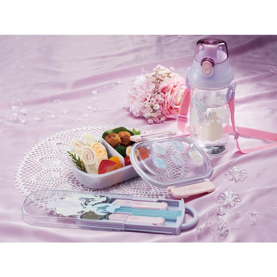 SKATER スケーター 子供用 お弁当 トリオセット 箸 スプーン フォーク キッズ カトラリー 抗菌 加工 日本製 ディズニー プリンセス シルエット 女の子 TACC2AG | スケーター | 06