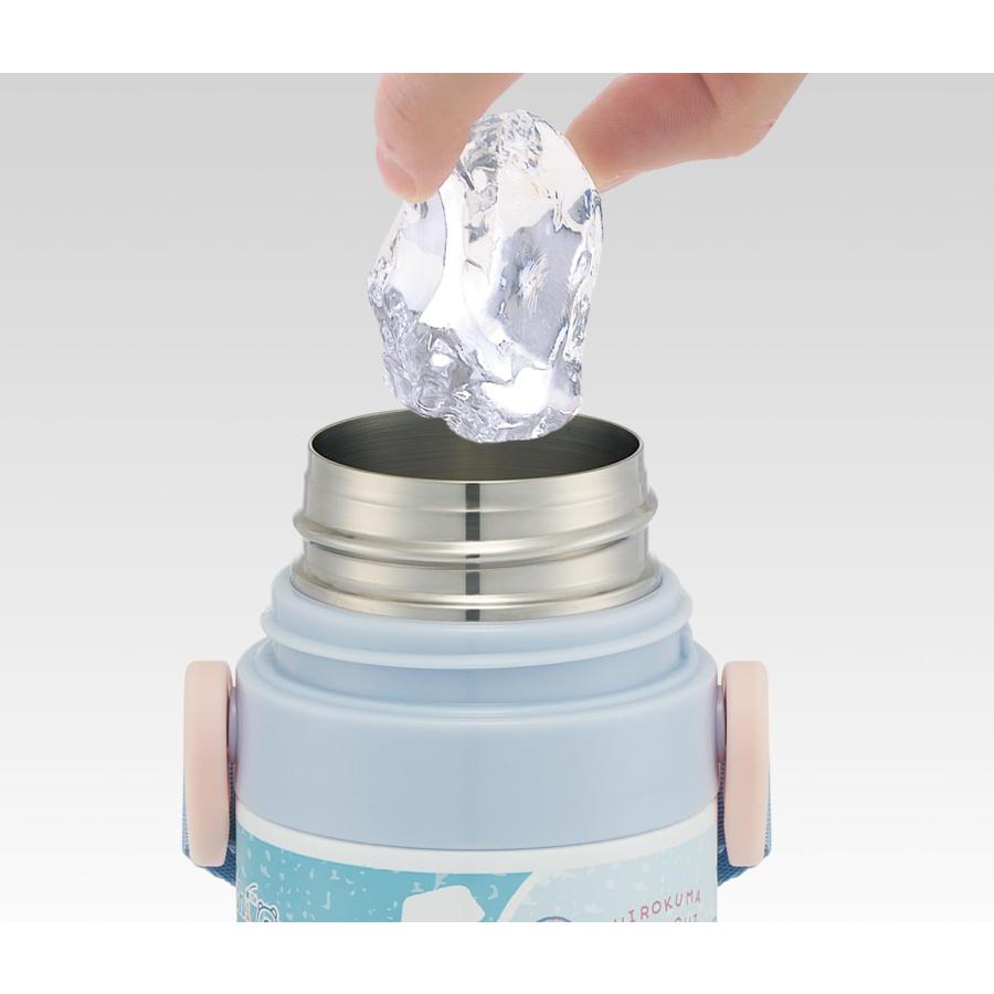 SKATER スケーター 子供用 ステンレス 水筒 直飲み 470ml すみっコぐらし しろくまふるさと 女の子 保冷専用 waterbottle スポーツボトル キッズ 子供 こども | スケーター | 08