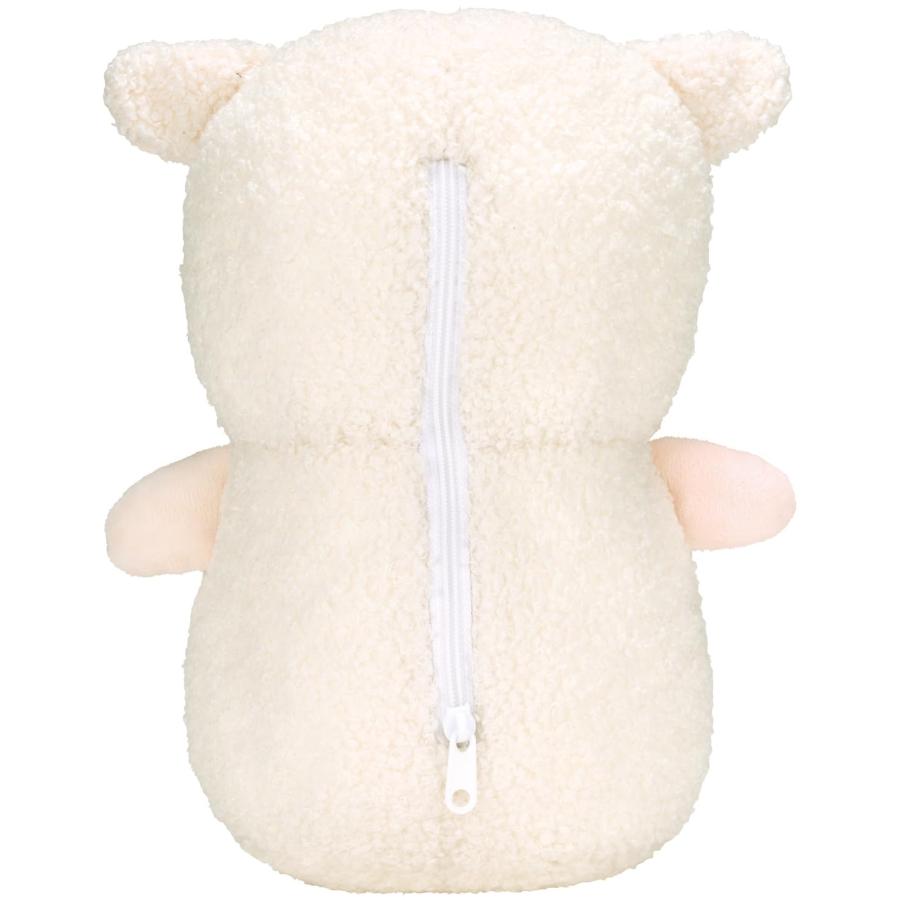 SKATER スケーター ぬいぐるみになる ネックピロー マイクロビーズ 枕 ボタン付 オリジナルキャラクター ひつじ NNP1-A (プレゼント 入学祝い 子供 かわいい) | スケーター | 01