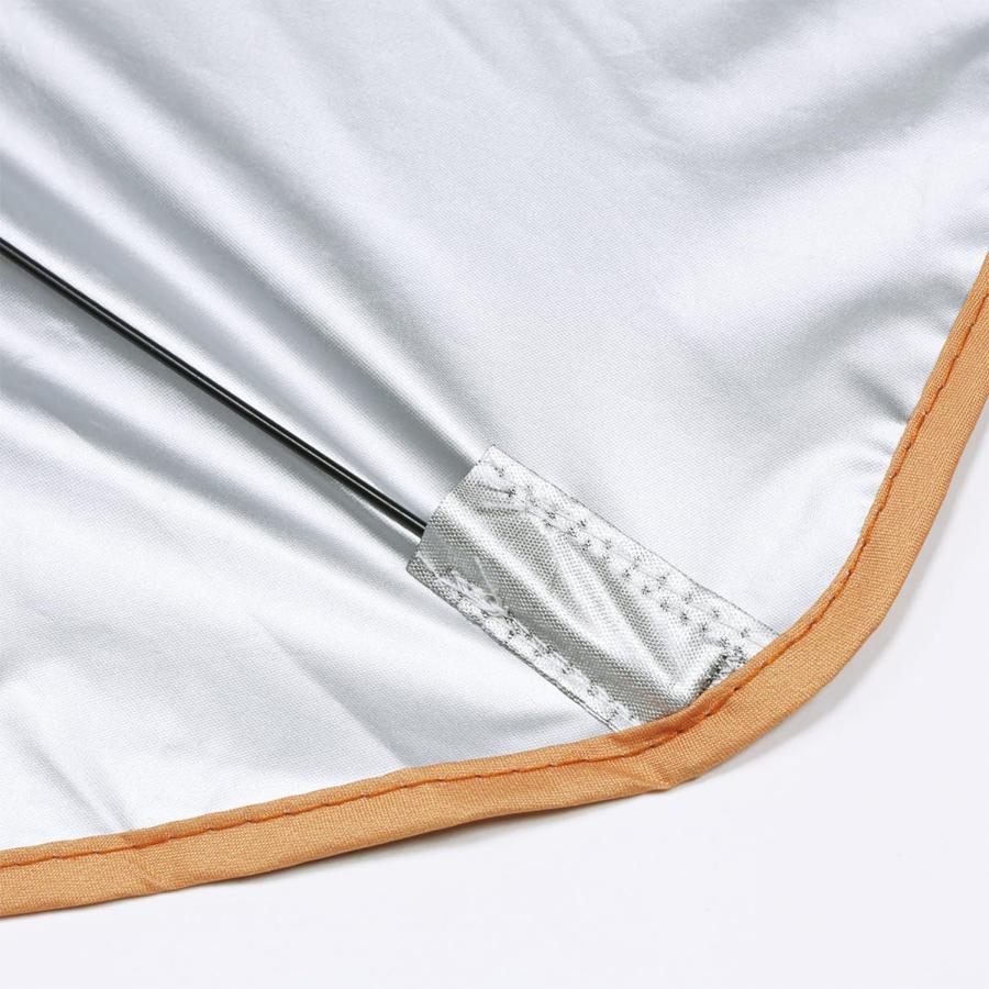 SKATER スケーター 車用 パラソル型 サンシェード 折り畳み式 バーガーコンクス バーガー CPRSS1-A (プレゼント 入園祝い 入学祝い 子供 かわいい おしゃれ) | スケーター | 06