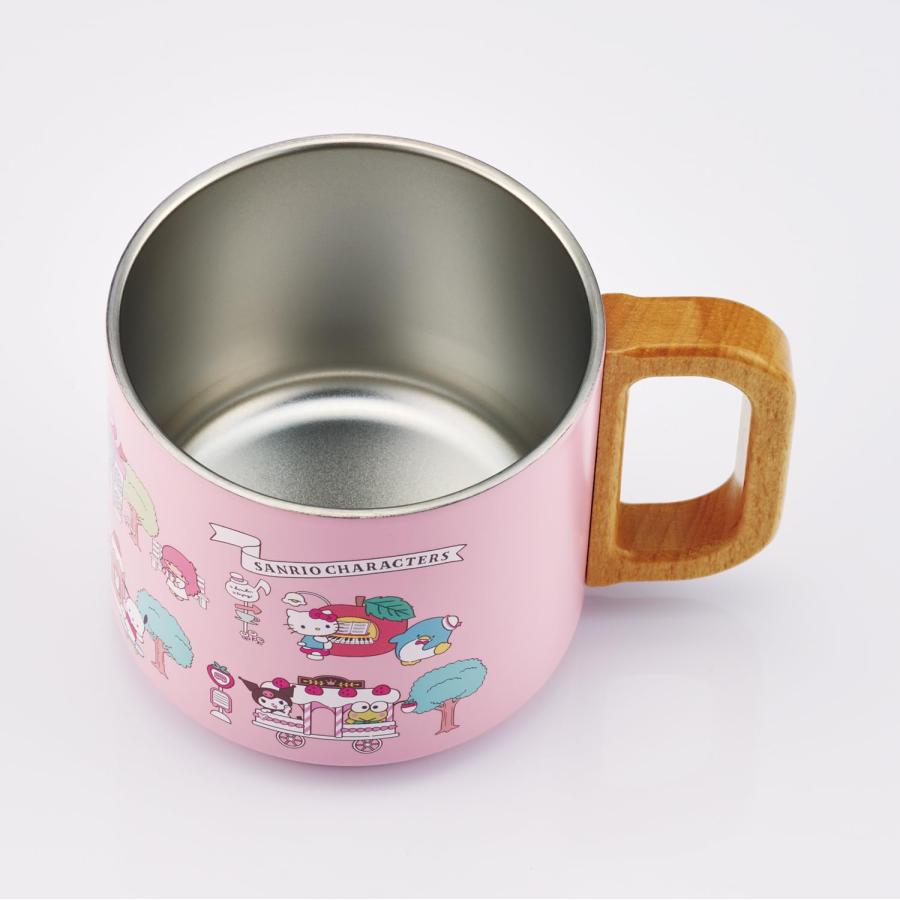 サンリオ　マグカップ　オールスターズ スケーター SKATER スタッキング ステンレス マグ カップ 350ml 保温