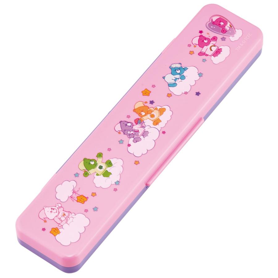 SKATER スケーター 箸 スプーン コンビセット 18cm 抗菌加工 お弁当 大人用 シリコンクッション付きで音がならない 日本製 Care Bears ケアベア CCS3SAAG-A | スケーター | 02