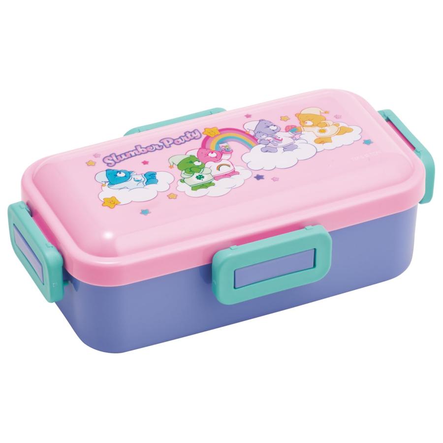 SKATER スケーター 弁当箱 530ml 抗菌 ふんわり盛れる ドーム型フタ 女性向け 日本製 Care Bears ケアベア PFLB6AG-A (プレゼント 小学校 子供 女の子 小学生) | スケーター