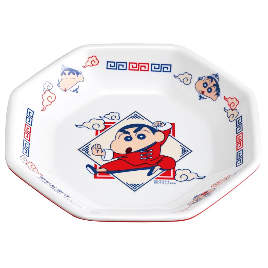 SKATER スケーター メラミン製 チャーハン 皿 食器 町中華 食洗機対応 クレヨンしんちゃん MCH6-A (プレゼント 入学祝い 入園特集 入園準備 入園グッズ 保育園) | スケーター