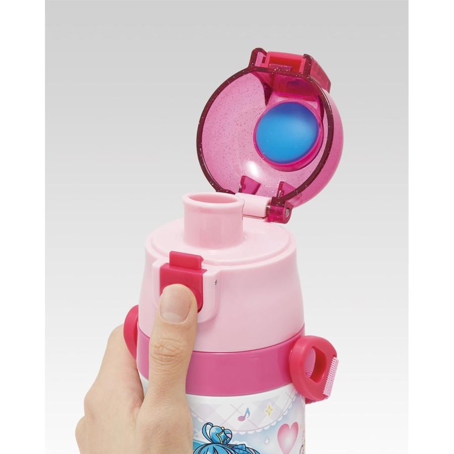 SKATER スケーター 子供用 ステンレス 水筒 直飲み 470ml キミとアイドルプリキュア 女の子 保冷専用 waterbottle スポーツボトル キッズ こども 水瓶 SDC4-A | スケーター | 06