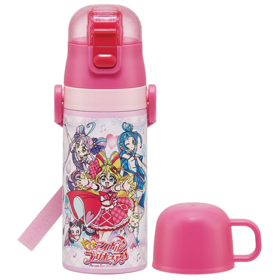 スケーター SKATER 子供用 ステンレス 水筒 2way ストロー飲み 400ml