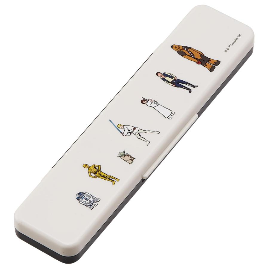 SKATER スケーター 箸 スプーン コンビセット 18cm 抗菌加工 お弁当 大人用 シリコンクッション付 音がならない 日本製 STAR WARS スターウォーズ 反乱 | スケーター | 02