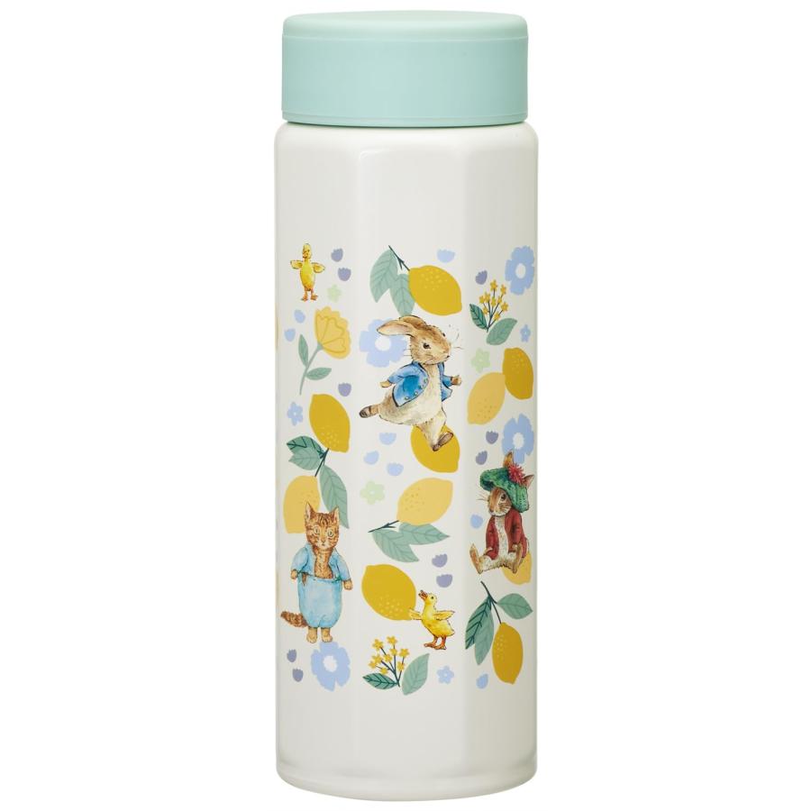 SKATER スケーター 八角形 ステンレス マグボトル 水筒 500ml 保温 保冷 ピーターラビット シトロン STO5-A (プレゼント 小学校 子供 女の子 小学生 かわいい) | スケーター