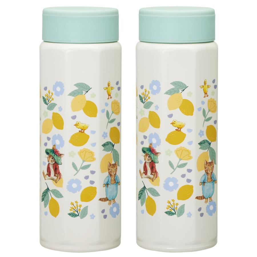 SKATER スケーター 八角形 ステンレス マグボトル 水筒 500ml 保温 保冷 ピーターラビット シトロン STO5-A (プレゼント 小学校 子供 女の子 小学生 かわいい) | スケーター | 07