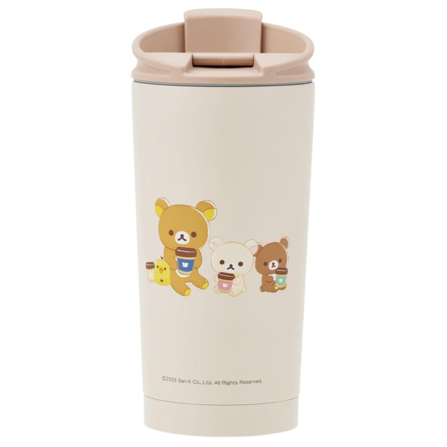 スケーター SKATER サーモ タンブラー 450ml 保温 保冷 フラップロック