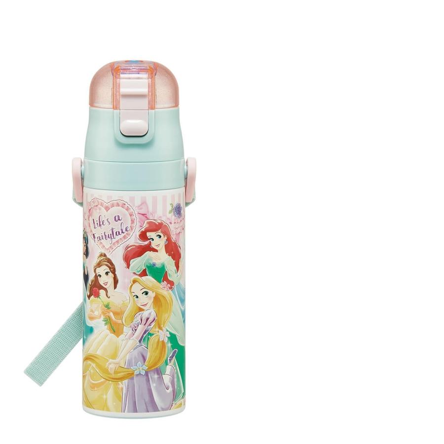 スケーター SKATER 水筒 子供用 直飲み 470ml ディズニー プリンセス