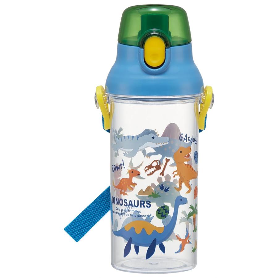 スケーター SKATER 子供用 クリア 水筒 480ml プラスチック製 クリア