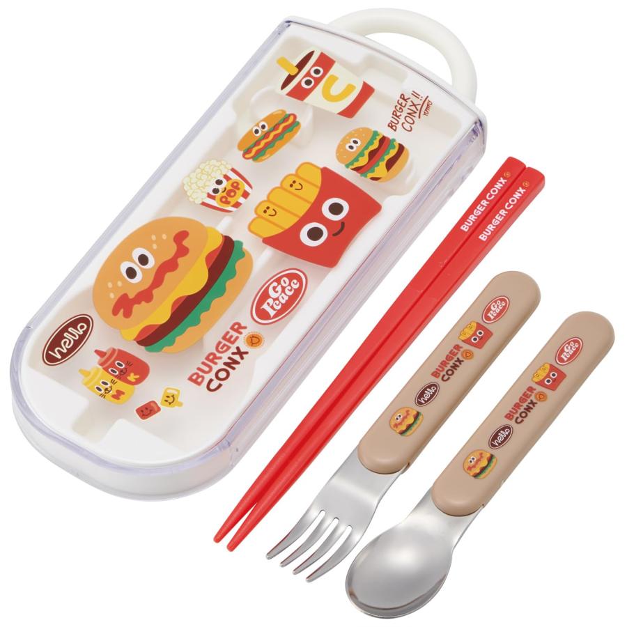 スケーター SKATER 弁当用箸 子供用 トリオセット 箸 スプーン
