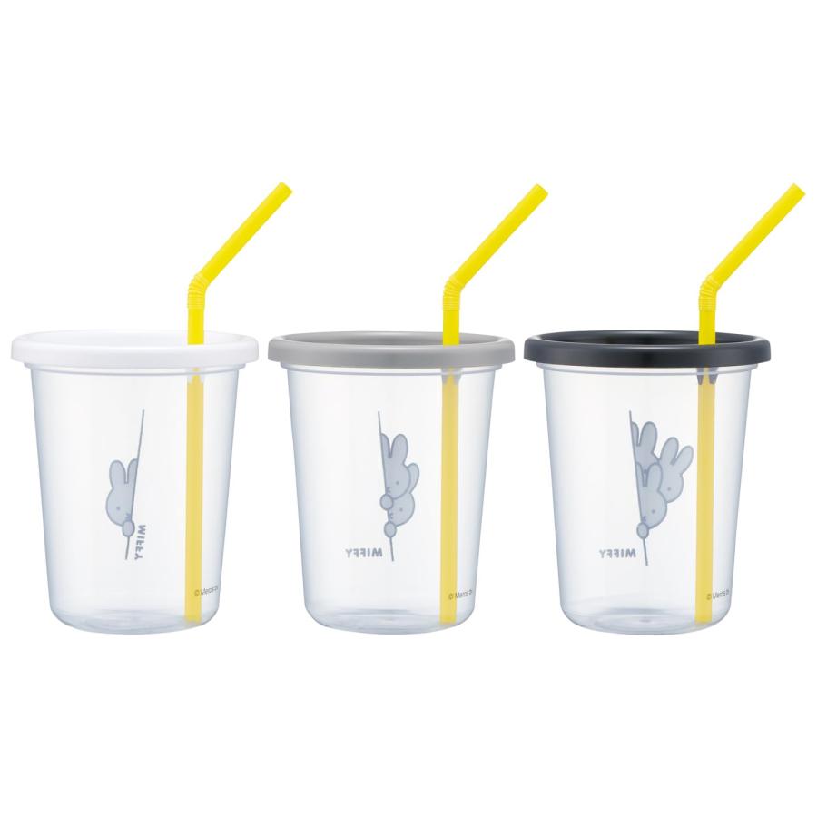 【値下】日本未発売ミッフィー★ストロー付タンブラー スケーター SKATER ストロー付 タンブラー 320ml 3個 セット 日本製