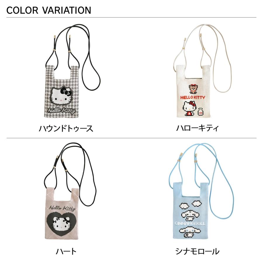 ROOTOTE ルートート ベビールー ポシェット ショルダー付き ミニ トートバッグ IP BR ニット サンリオキャラクターズ B 8397 06 My Melody マイメロディ | ROOTOTE | 01