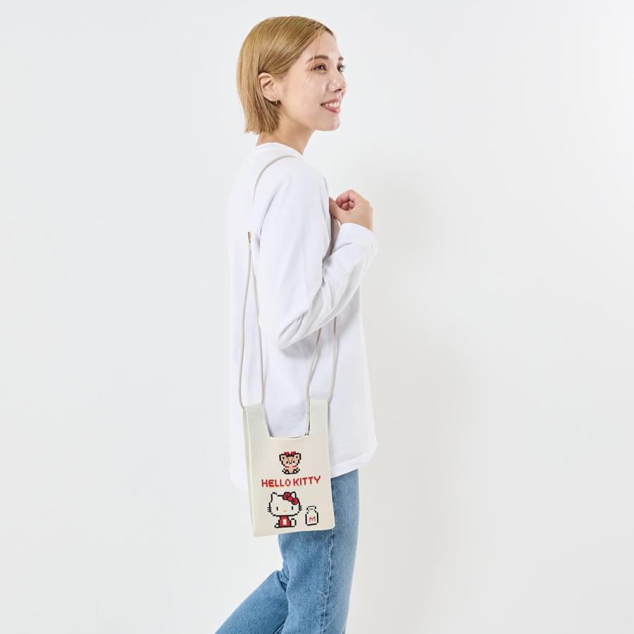 ROOTOTE ルートート ベビールー ポシェット ショルダー付き ミニ トートバッグ IP BR ニット サンリオキャラクターズ B 8397 06 My Melody マイメロディ | ROOTOTE | 07