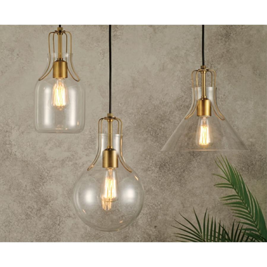 INTERFORM インターフォルム ペンダントライト オリテ ボール型 LED電球付き (プレゼント 入学祝い 新生活応援 インテリア アンティーク 北欧 照明 天井照明) | INTERFORM | 01