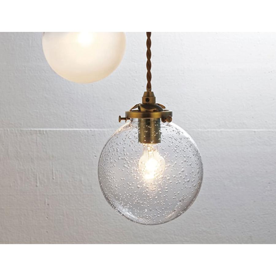INTERFORM インターフォルム ペンダントライト 1灯 LED電球付属 Orelia S オレリアS クリア 気泡ガラス ~4.5畳 LT-1938BU (プレゼント 照明 天井照明)_6