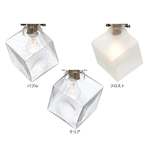 INTERFORM インターフォルム ペンダントライト クアドラト 小形LED電球付 真鍮 + くもりガラス LT-2655FR (プレゼント アンティーク 北欧 照明 天井照明)_3