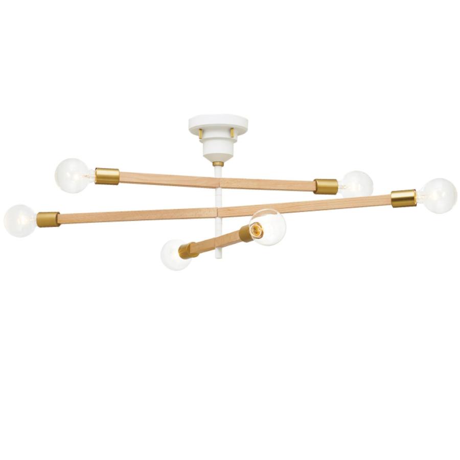 INTERFORM（インターフォルム） シーリングライト照明 ゴールド