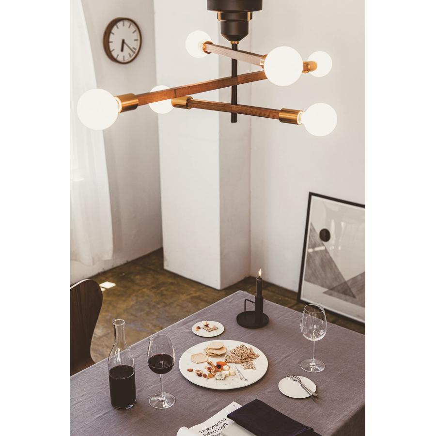 アストルバウム Astre baum ブラック　インターフォルム　照明 INTERFORM シーリングライト 天井照明 6灯 Astre baum Black