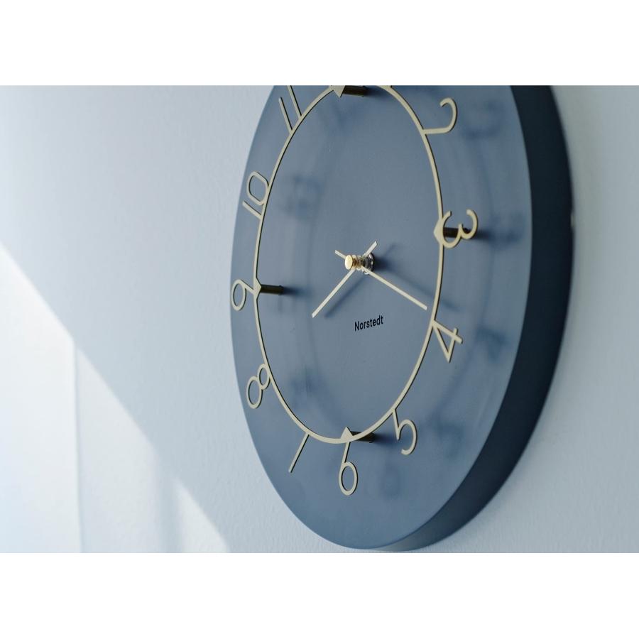 INTERFORM（インターフォルム） 掛け時計 壁掛け Luu ルウ ネイビー CL