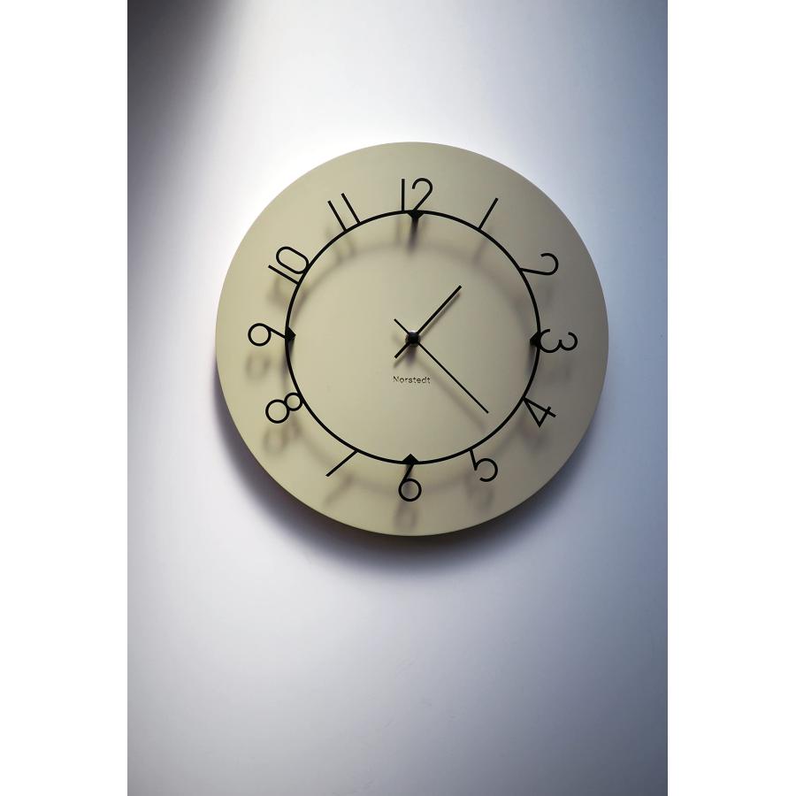 INTERFORM（インターフォルム） 掛け時計 壁掛け Luu ルウ ベージュ CL