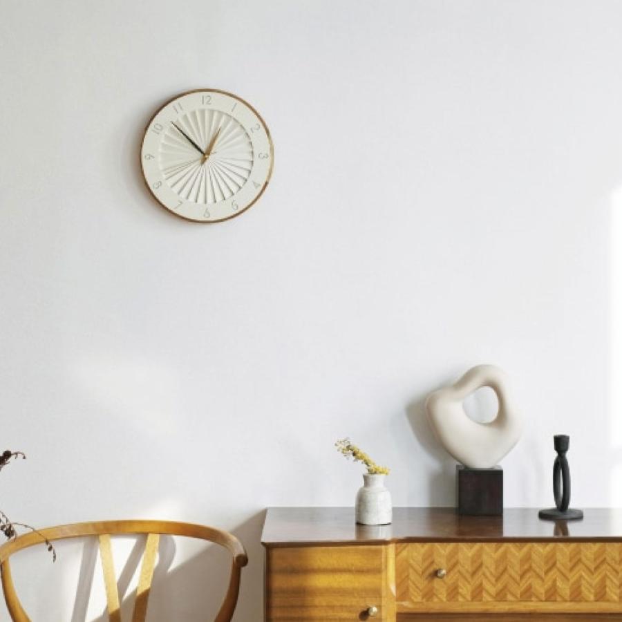 INTERFORM インターフォルム 掛け時計 スイープムーブメント 北欧 ナチュラル ウッド Ludvika ルドヴィーカ CL-4384 (プレゼント 入園祝い 入学祝い 新生活応援) | INTERFORM | 08