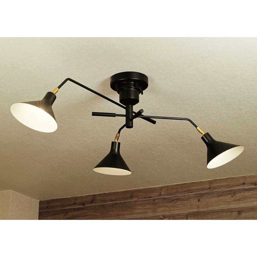 INTERFORM（インターフォルム） シーリングライト Ronne ロネ BK