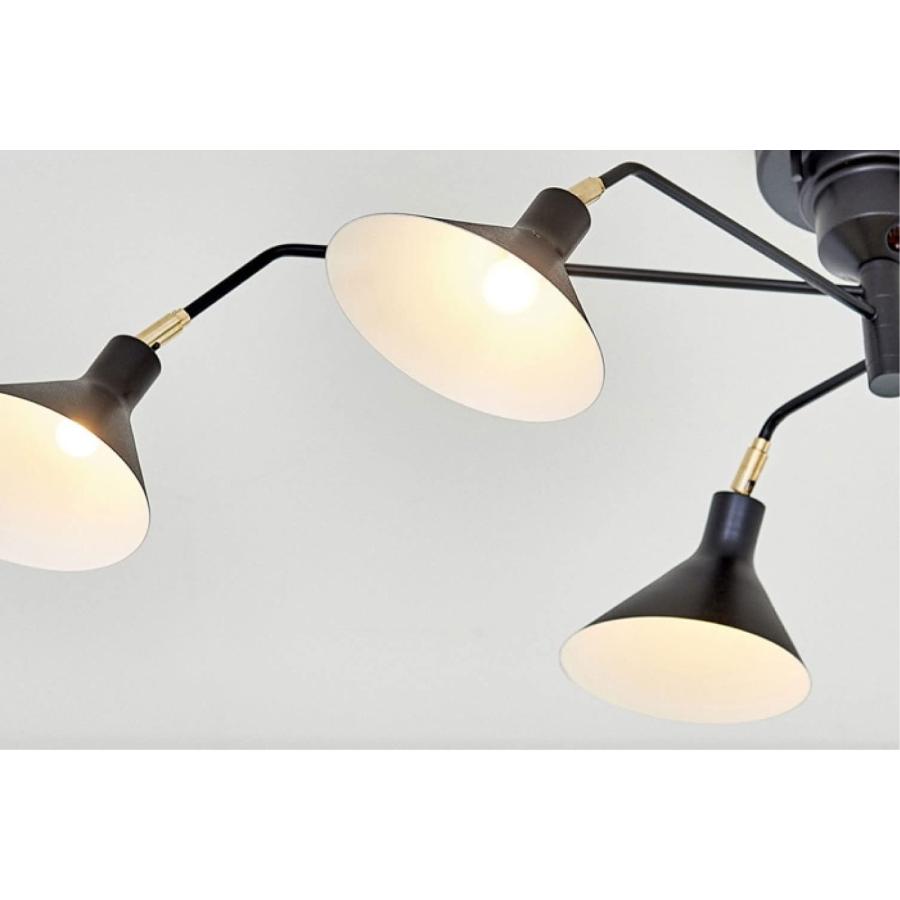 INTERFORM インターフォルム シーリングライト Ronne ロネ LT-9521 BK 