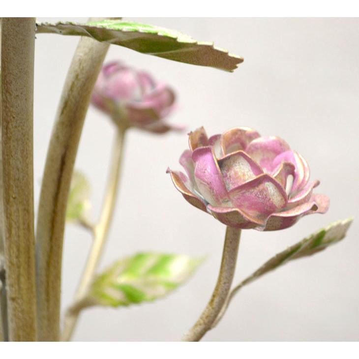 イタリア製 薔薇 ガラステーブル アイアンローズ 丸 イタリア製 薔薇 ガラステーブル アイアンローズ 丸