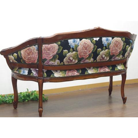ベネシア二人掛けソファ 薔薇のゴブランラブソファ : 自社輸入家具.com