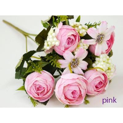 薔薇の造花ブーケ　2束セット☆お好きな色をお選びください！［MK-041］パープル　ピンク　送料無料｜donna-girl｜05