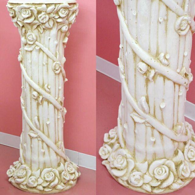 人気特価激安 薔薇のスタンド 花台 屋外 高さ91cm アンティーク 送料無料ローマ風 フラワースタンド 鉢置き おしゃれ 置物 ゴージャス コーナーテーブル 飾り台 玄関 Mk 1068 自社輸入家具 Com 通販 Yahoo ショッピング 柔らかい Jeannesauve Org