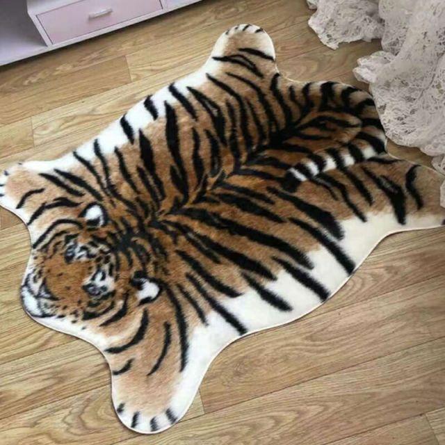☆倉庫移転の為、在庫処分SALE！☆ 送料無料 Tiger Rug Mat トラ柄