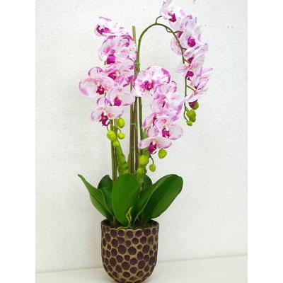 胡蝶蘭の鉢植え 高さ75cm 新築祝い 開店祝い 開院祝い 胡蝶蘭 造花 玄関 リビング用飾り デスク 新築 お祝 プレゼント 薔薇雑貨 バラ 造花 フラワー おしゃれ Mk 532 自社輸入家具 Com 通販 Yahoo ショッピング
