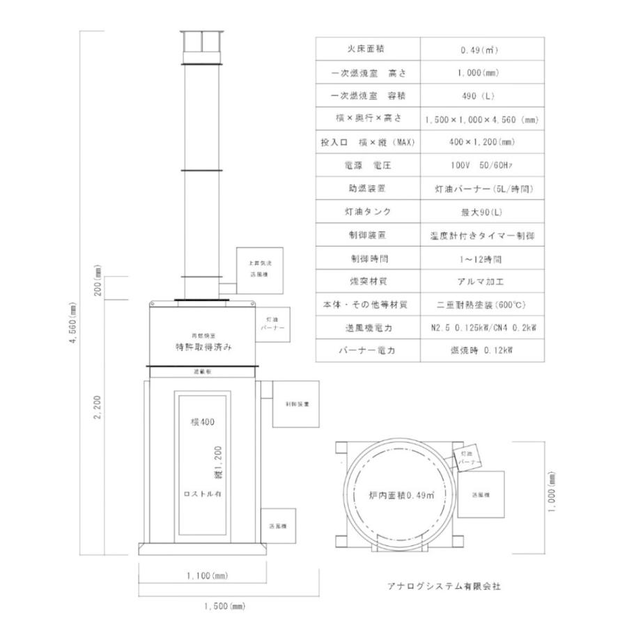少煙くん SC-600TR【特許取得済み】・ゴミを燃やしてお湯を取る 少煙くん SC-600TR【特許取得済み】・ゴミを燃やしてお湯を取る