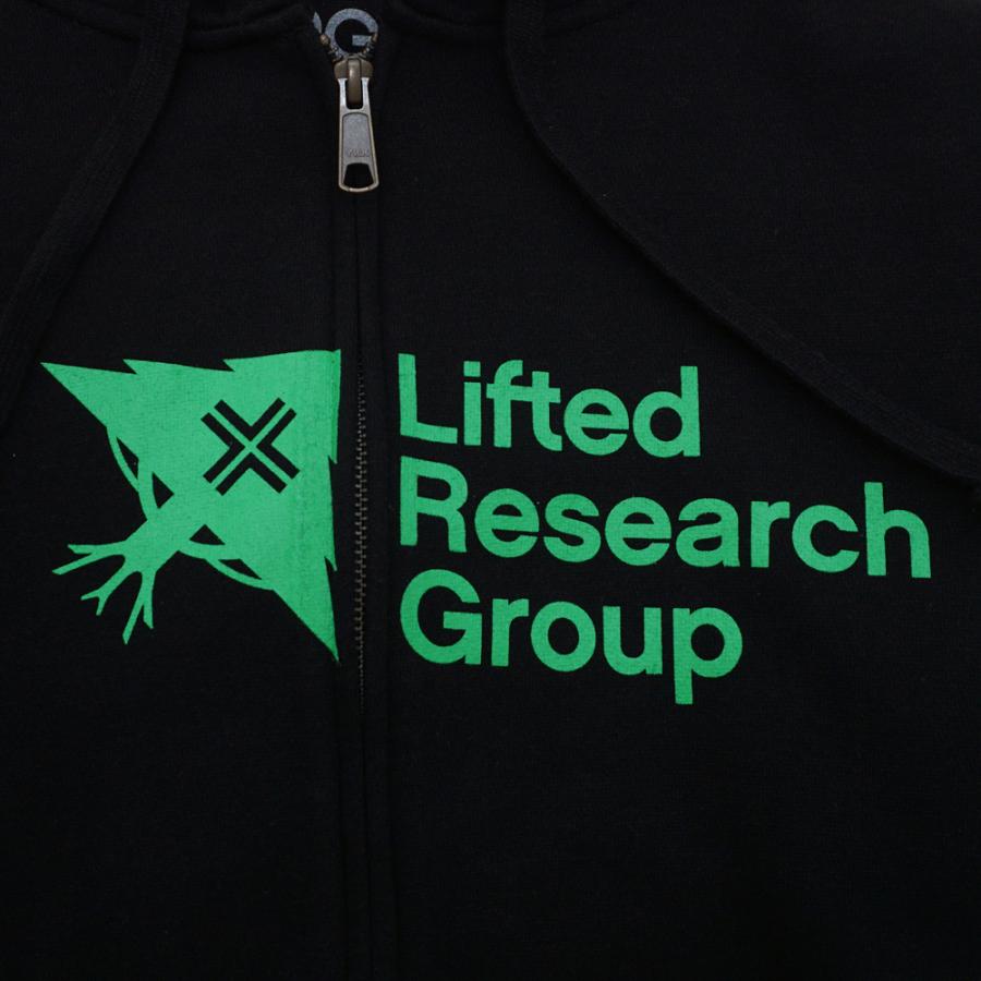 LRG TREE UNIT ZIP HOODIE BLACK エルアールジー ジップアップパーカー ブラック L193007S-BLK : 2 ...