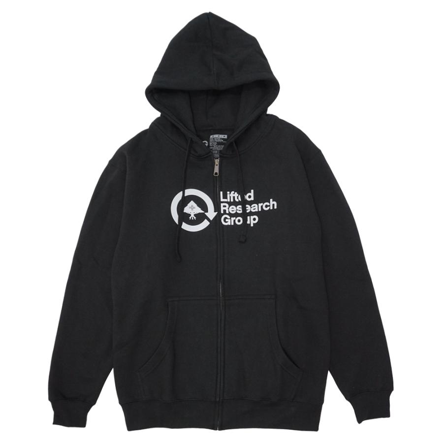 LRG LRG CYCLE UNIT ZIP HOODIE BLACK エルアールジー ジップアップ 