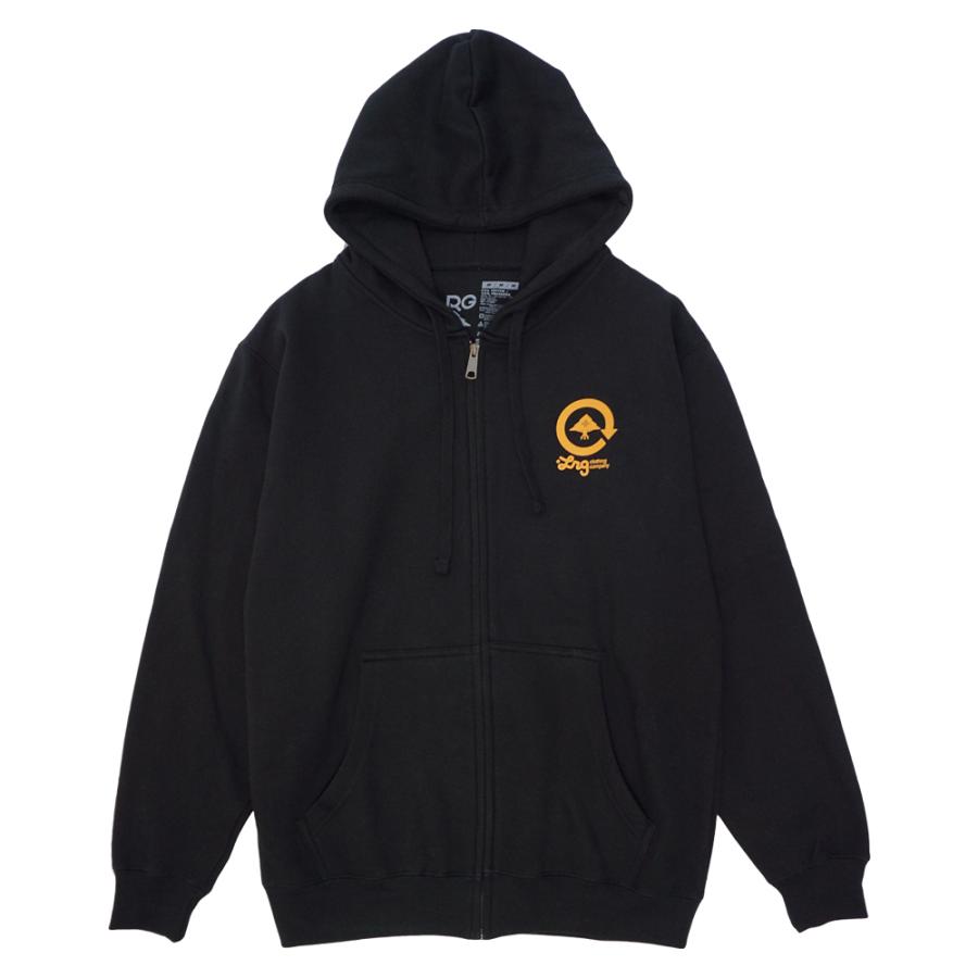LRG SCRIPT CYCLE ZIP HOODIE BLACK エルアールジー ジップ