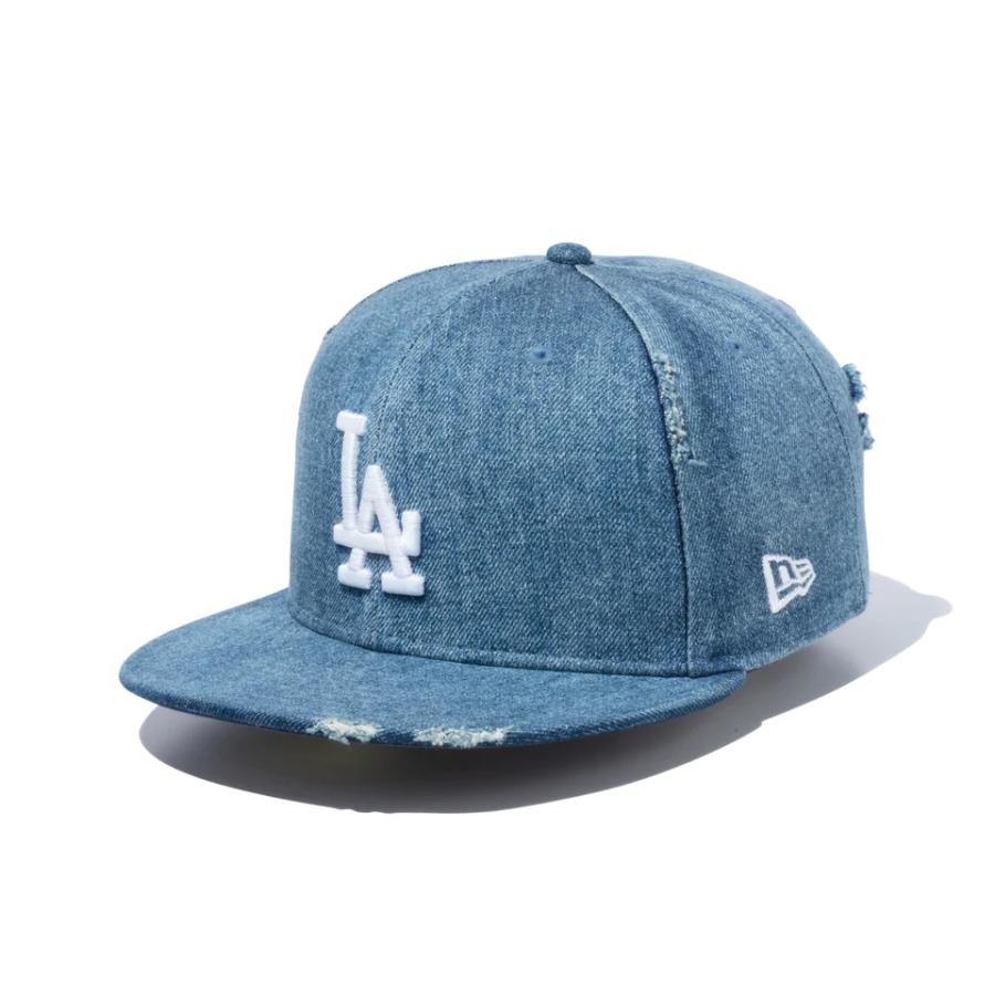 NEWERA 59FIFTY Damaged Denim ロサンゼルス・ドジャース ウォッシュド 
