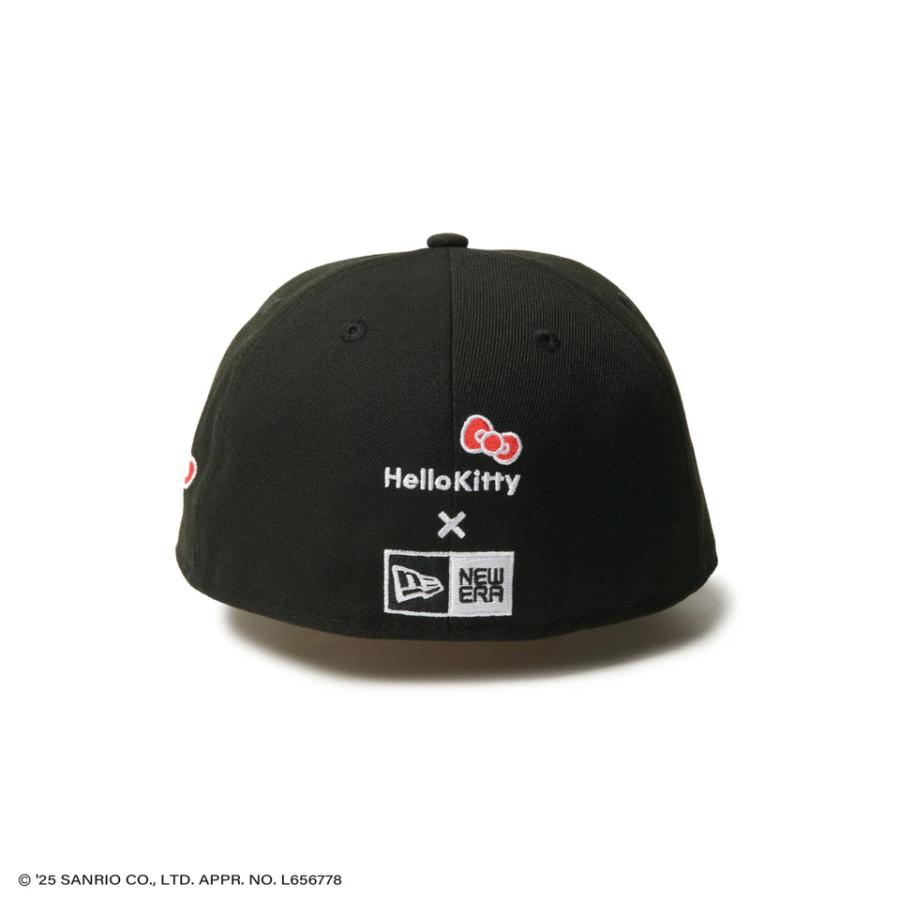 NEW ERA Hello Kitty キャップ ブラック NEW ERA ( ニューエラ ) 59FIFTY HELLO KITTY リンゴ ブラック