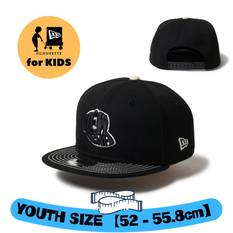 NEW ERA（ニューエラ） キッズ Youth 9FIFTY 2-Tone キャップロゴ