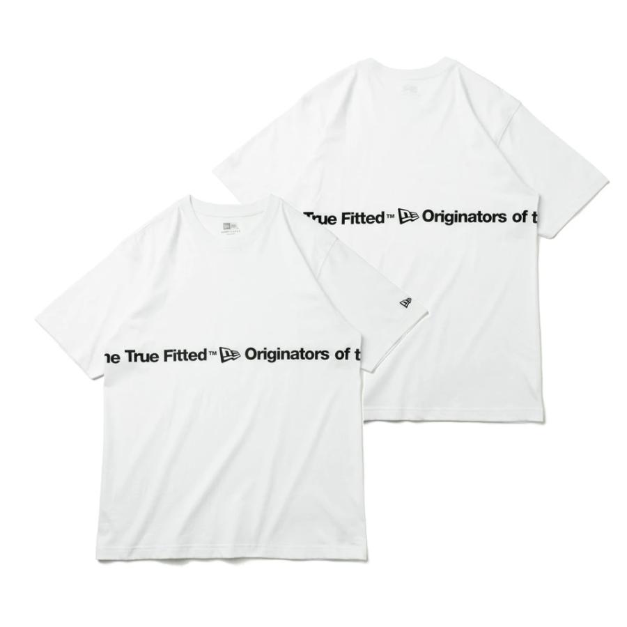 NEWERA 半袖 コットン Tシャツ Originators of the True Fitted ホワイト リラックスフィット 2022春夏新作 13061422｜donoban-kyoto075