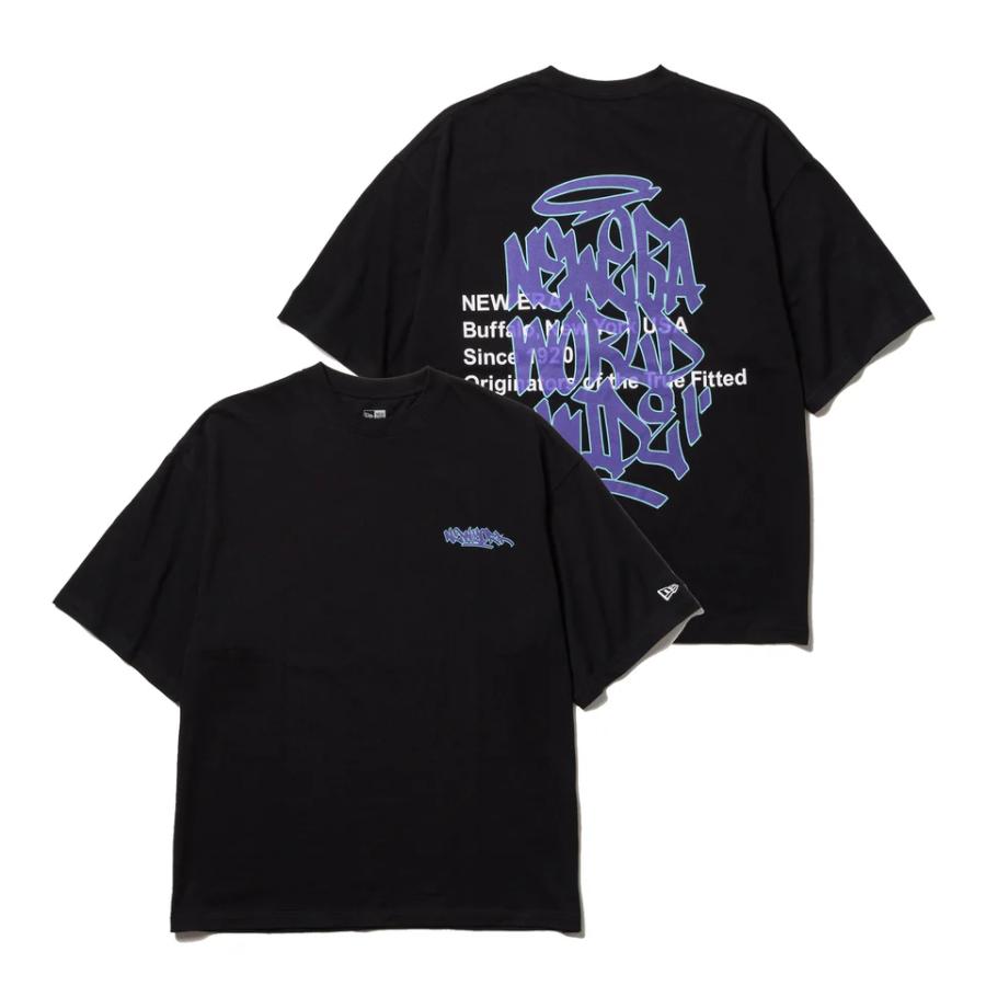 NEW ERA 半袖 オーバーサイズド コットン Tシャツ Graffiti