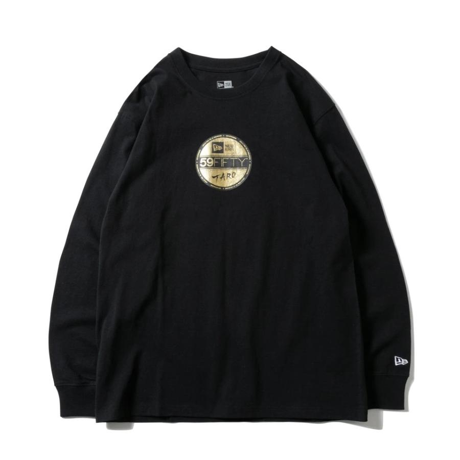 岡本太郎✖️New Era 太陽の塔　ゴールドグラフィック長袖Tシャツ NEW ERA × 岡本太郎 太陽の塔 ゴールドグラフィック長袖Tシャツ