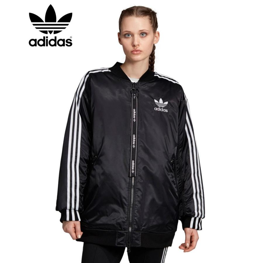 アディダス Adidas アウター ロングボンバージャケット Long Bomber Jacket レディース スリーライン ロゴ トップス ジャケット Add Ed7600 メンズファッション Stylise 通販 Yahoo ショッピング