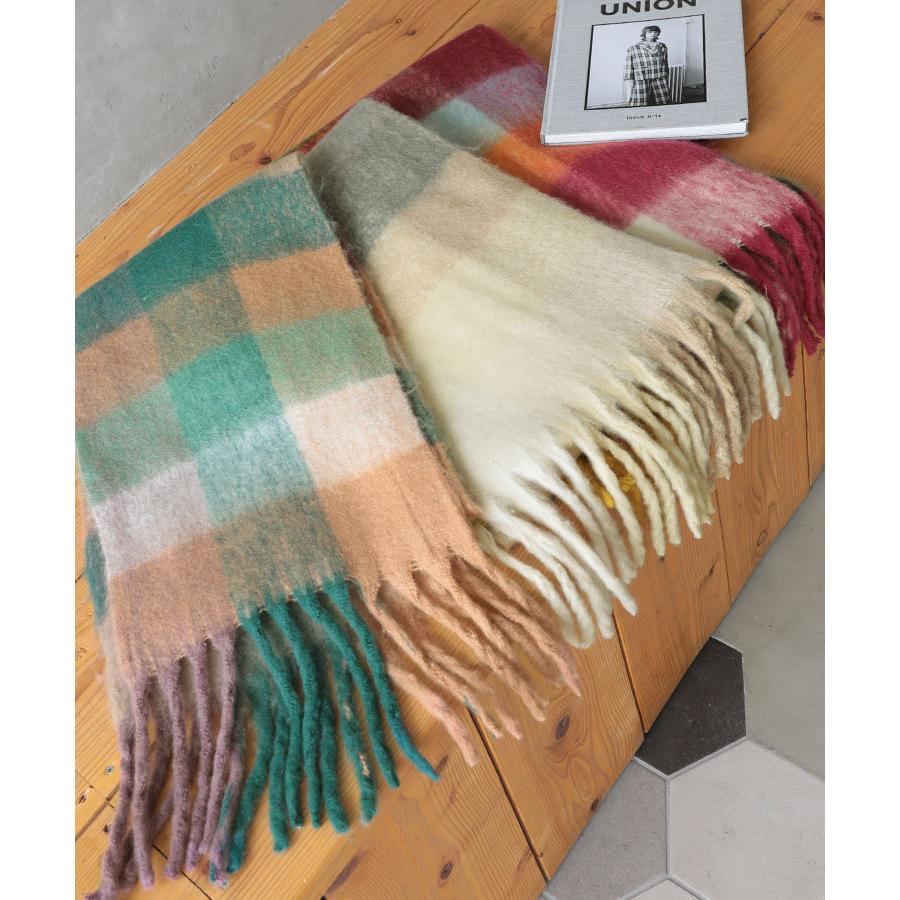 マフラー マルチ チェック ボリューム ストール レディース 厚手 秋冬 大きい 大判 ふわふわ スヌード ブランド メンズ 肩がけ ひざ掛け 小物 ウール Donoban Dc910st925 メンズファッション Stylise 通販 Yahoo ショッピング